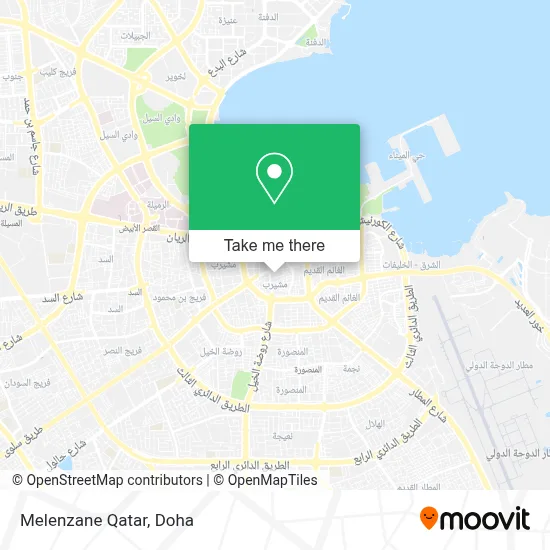 Melenzane Qatar map