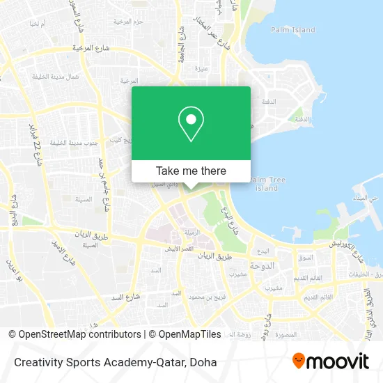 Creativity Sports Academy-Qatar map