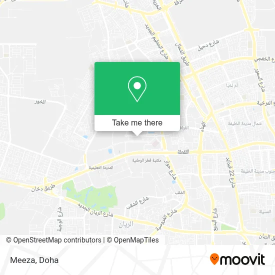 Meeza map