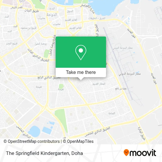 The Springfield Kindergarten map