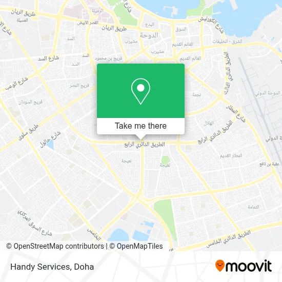 Handy Services map