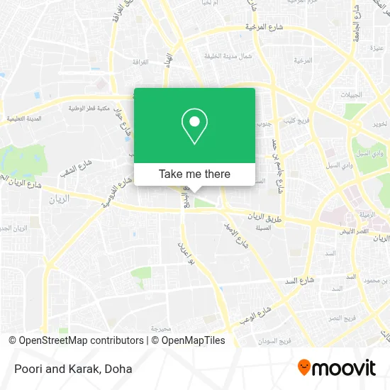 Poori and Karak map