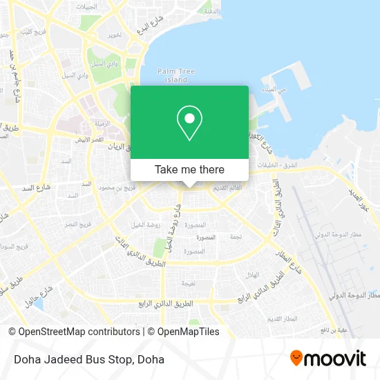 Doha Jadeed Bus Stop map