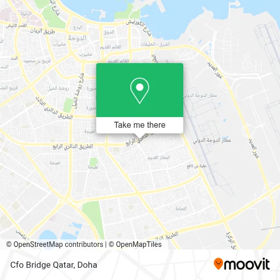 Cfo Bridge Qatar map