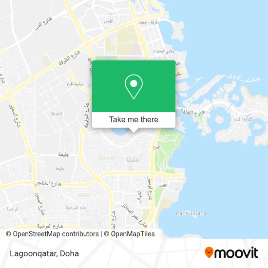 Lagoonqatar map