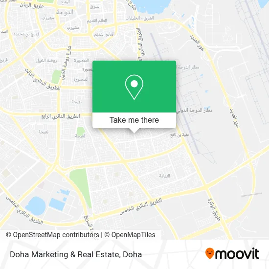 Doha Marketing & Real Estate map
