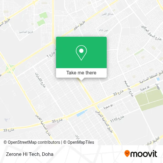 Zerone Hi Tech map