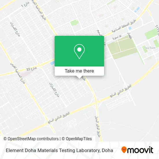 Element Doha Materials Testing Laboratory map
