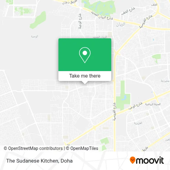 The Sudanese Kitchen map