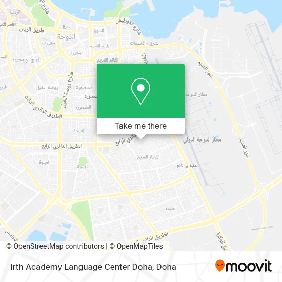 Irth Academy Language Center Doha map