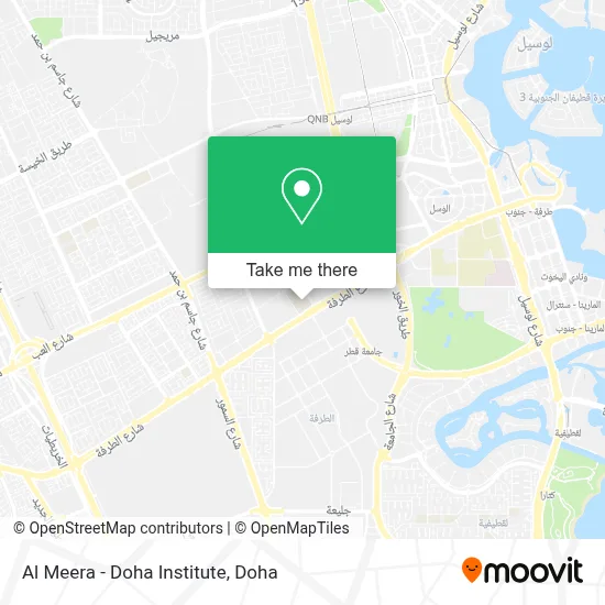 Al Meera - Doha Institute map