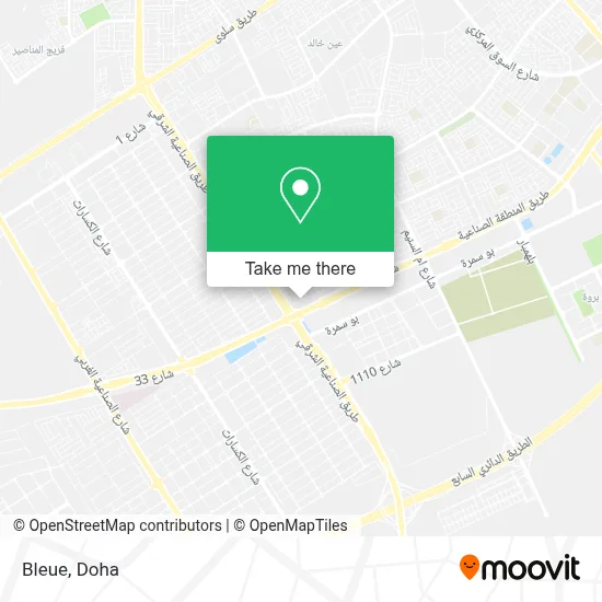 Bleue map