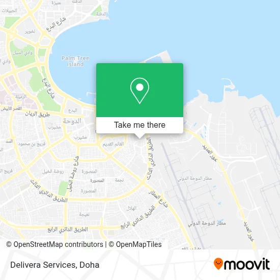 Delivera Services map