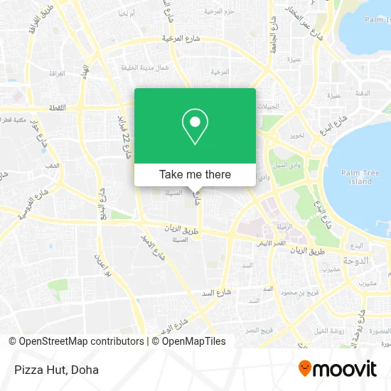 Pizza Hut map
