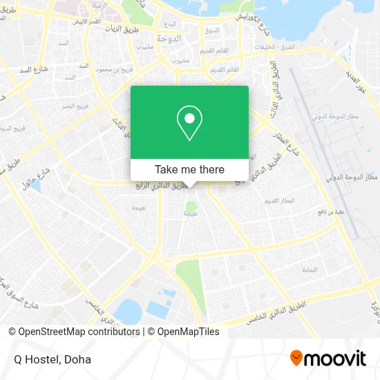 Q Hostel map