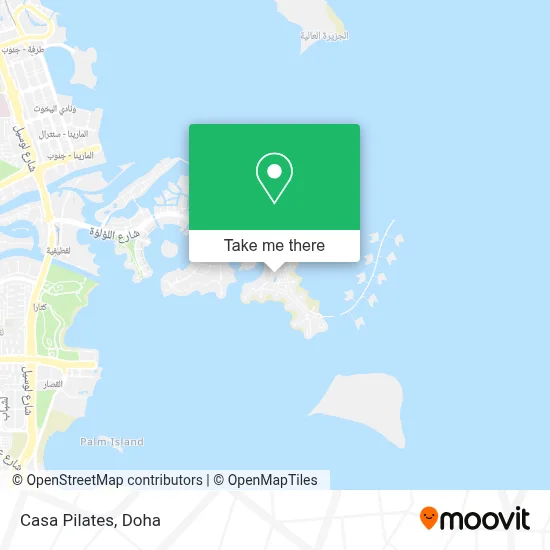 Casa Pilates map