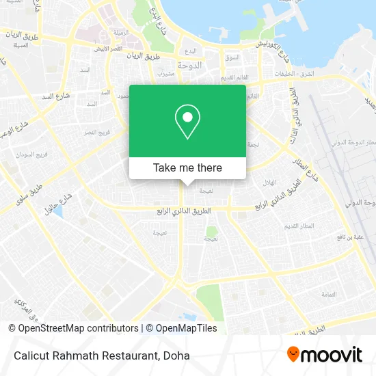 Calicut Rahmath Restaurant map