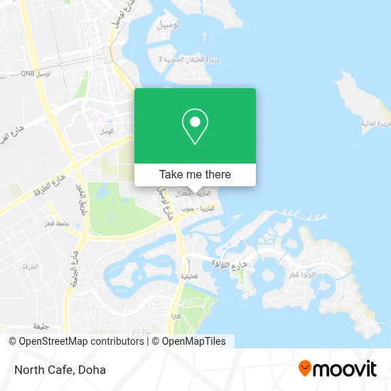North Cafe map