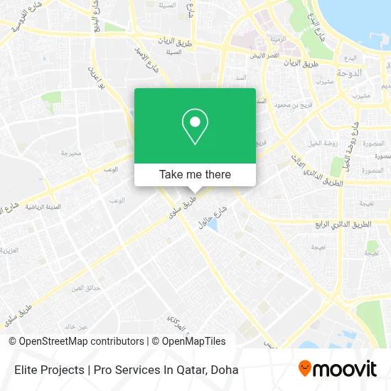 Elite Projects | Pro Services In Qatar map