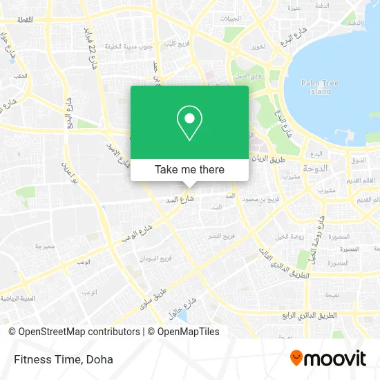 Fitness Time map