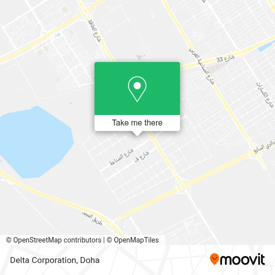 Delta Corporation map