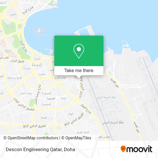 Descon Engineering Qatar map
