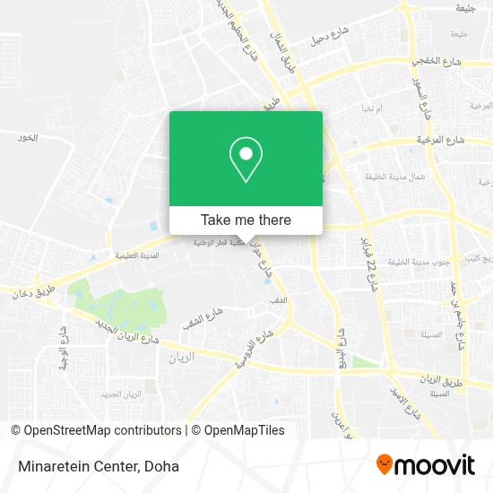 Minaretein Center map