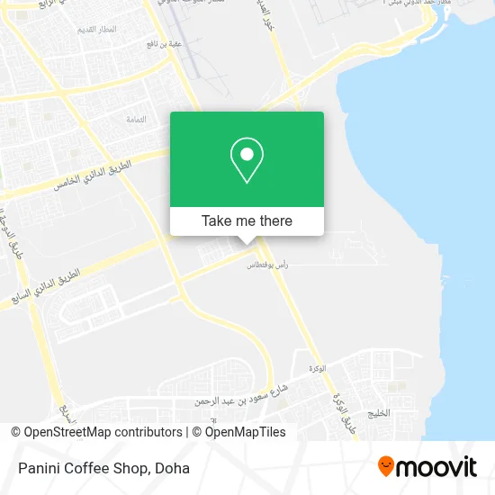 Panini Coffee Shop map