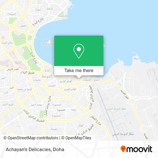 Achayan's Delicacies map