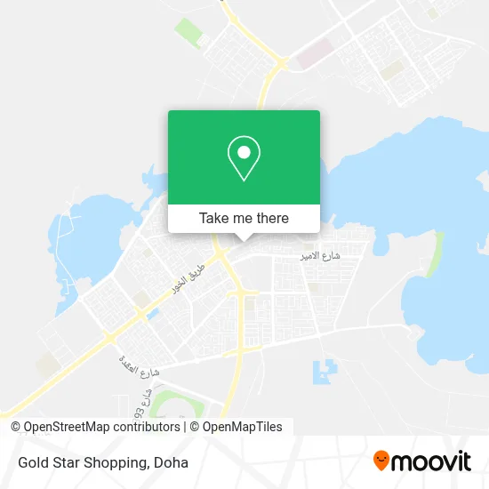 Gold Star Shopping map