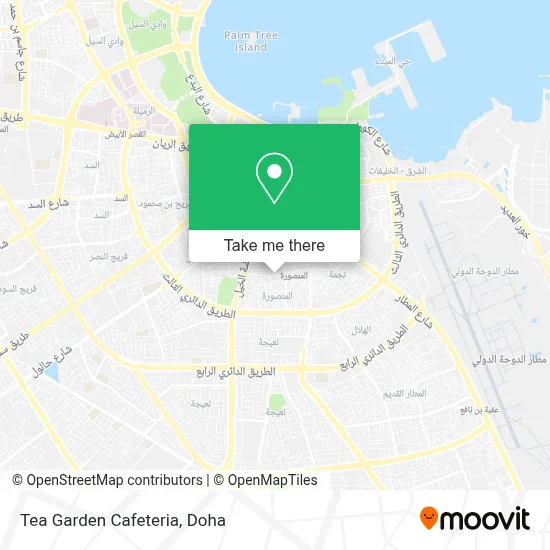 Tea Garden Cafeteria map