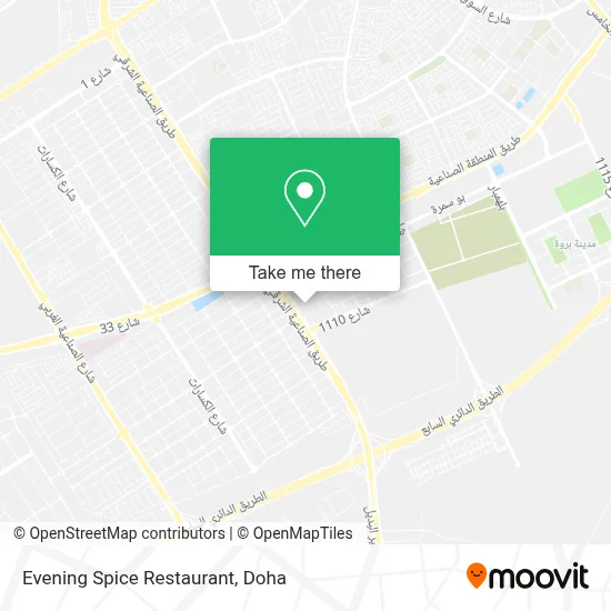 Evening Spice Restaurant map