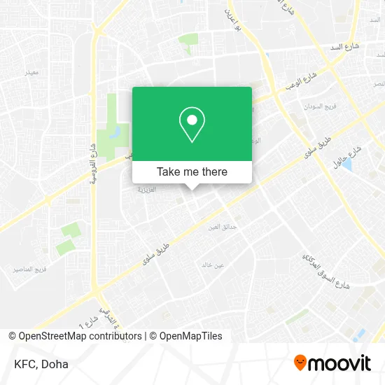 KFC map