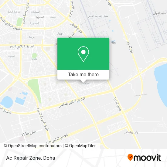 Ac Repair Zone map