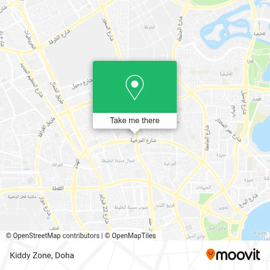 Kiddy Zone map