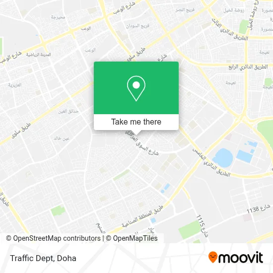 Traffic Dept map