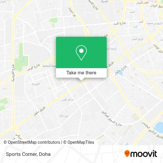 Sports Corner map