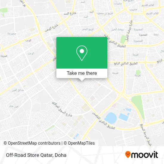 Off-Road Store Qatar map