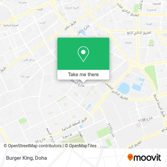 Burger King map