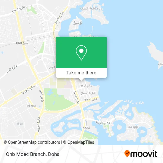 Qnb Moec Branch map