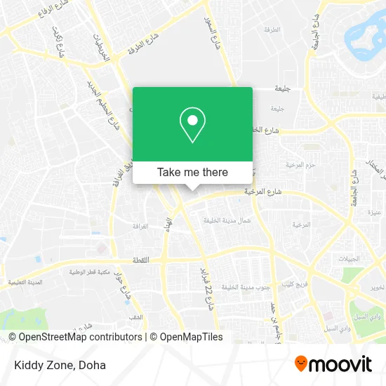 Kiddy Zone map