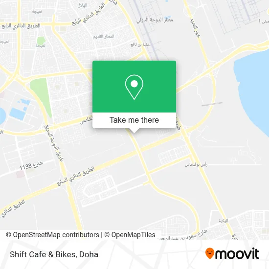 Shift Cafe & Bikes map