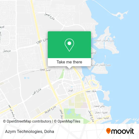 Azym Technologies map