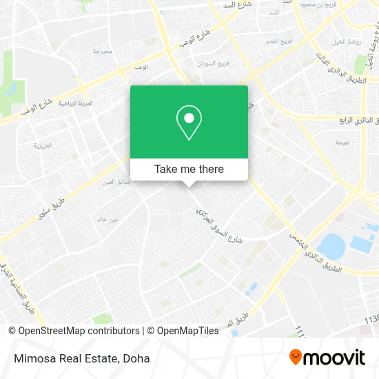 Mimosa Real Estate map