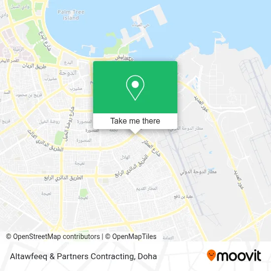 Altawfeeq & Partners Contracting map