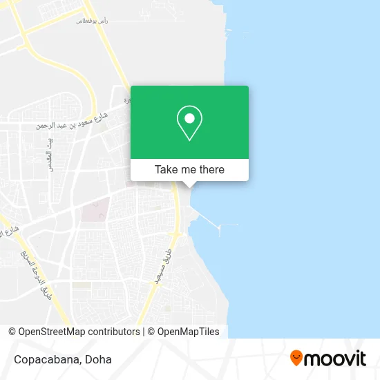 Copacabana map