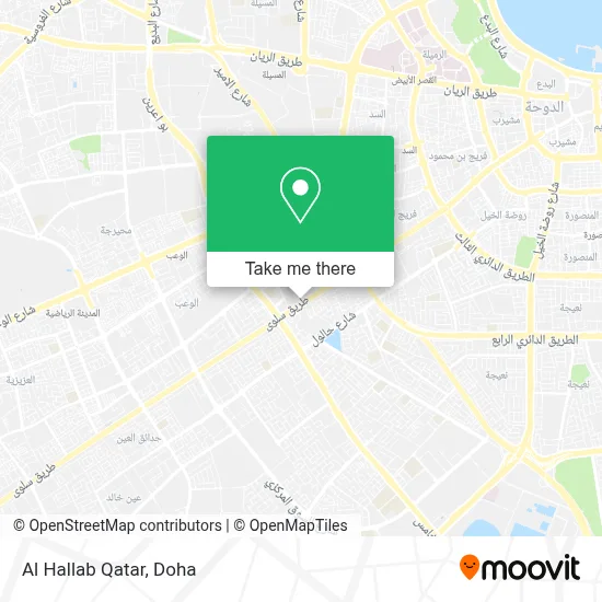 Al Hallab Qatar map