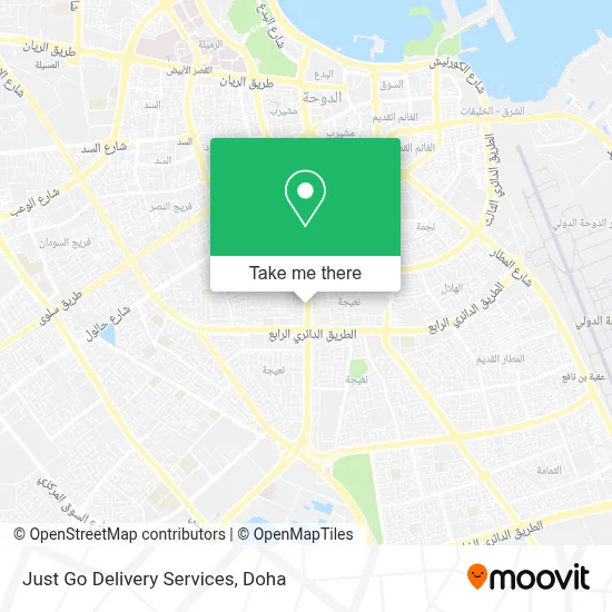 Just Go Delivery Services map