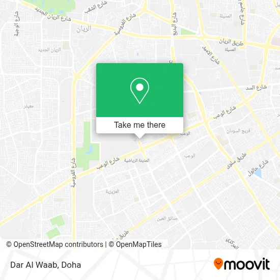 Dar Al Waab map