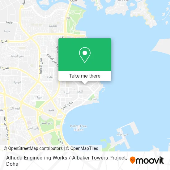 Alhuda Engineering Works / Albaker Towers Project map